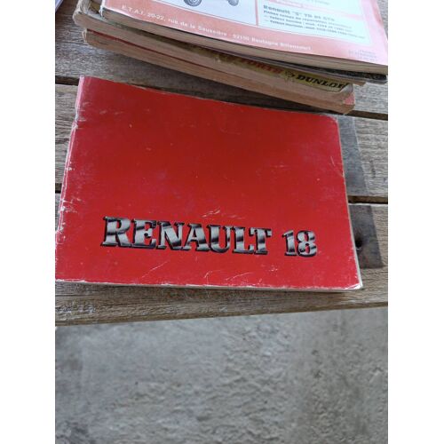 Carnet De Bord Renault 18