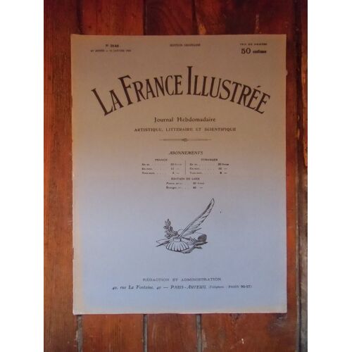 La France Illustrée - 15 Janvier 1916 - N°2146