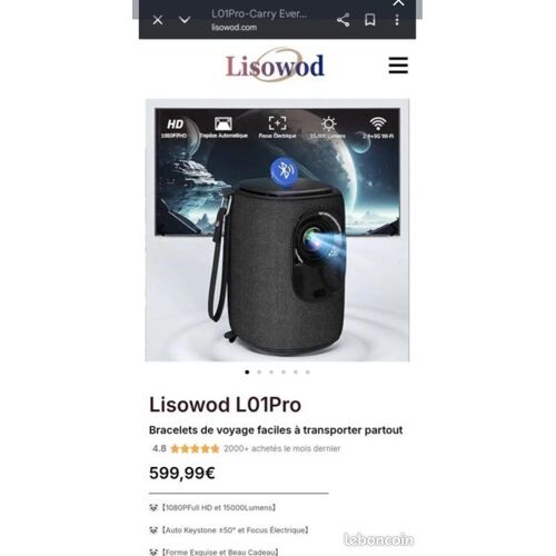 video projecteur Lisowod L01 pro