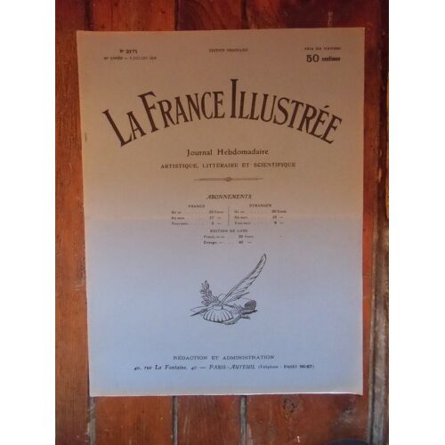 La France Illustrée - 8 Juillet 1916 - N°2171