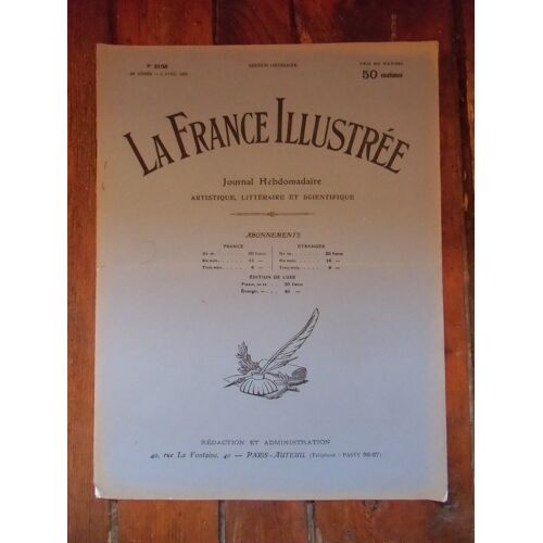 La France Illustrée - 8 Avril 1916 - N°2158