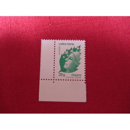 Timbre Marianne Et L'Europe Dit "La Beaujard" : Timbre Vert Lettre Verte 20gr Venant Du Carnet N° 1535