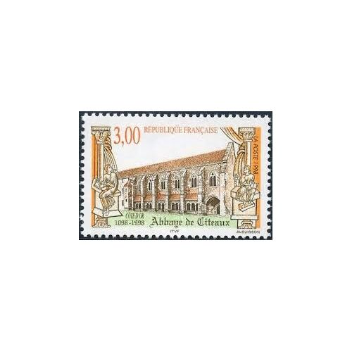 900ème Anniversaire De La Fondation De L'Abbaye De Citeaux Année 1998 N° 3143 Yvert Et Tellier Luxe