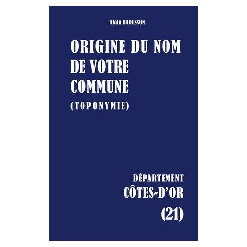 Origine Du Nom De Votre Commune