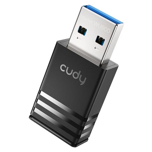 Cudy AX900 Dual-Band Wi-Fi 6 USB Adapter, WU900 1.0 WLAN 600 Mbit/s