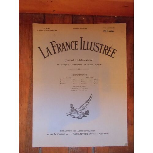 La France Illustrée - 23 Décembre 1916 - N°2195