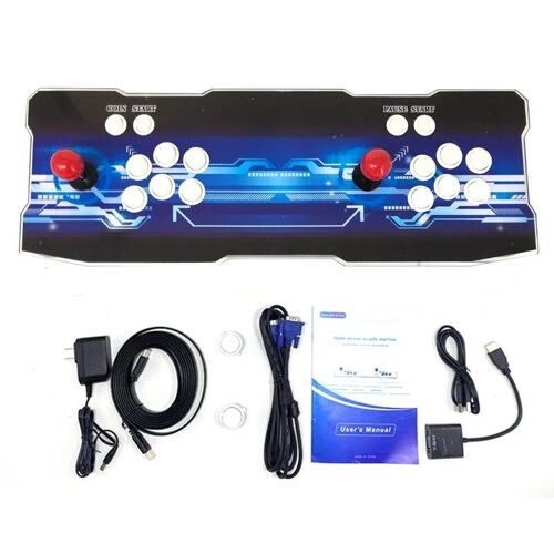 Console Arcade Pandora Box 3D Neuve - Édition Cyber Tech Bleue - 10000 Jeux