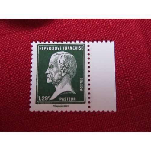 Timbre Type "Pasteur" Vert 1.29e Venant Du Carnet N° 1534