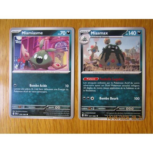 Miamiasme 056/086 + Miasmax 057/086 - Chaos Ascendant