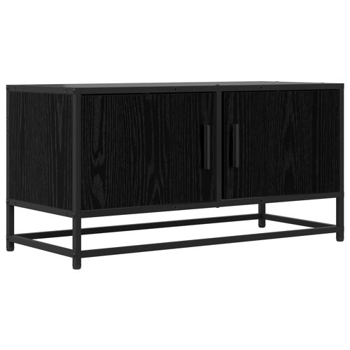 vidaXL Meuble TV 80 x 34,5 x 40 cm Chêne noir Bois d'ingénierie