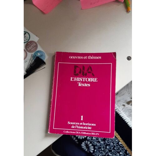 Vendre Livre Dia L'Histoire Textes