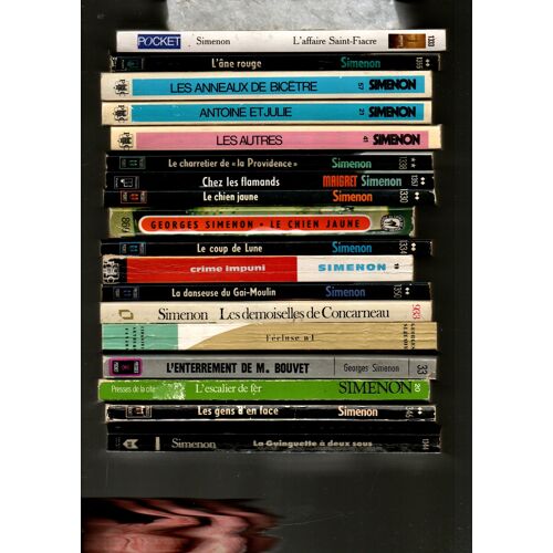 Simenon, Poches Par Lot De 4 Titres Hors Les Maigret