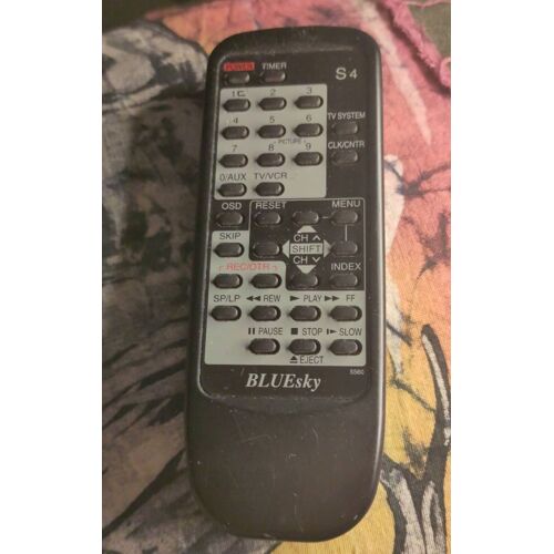 Télécommande Bluesky S4 pour magnetoscope Bluesky S4 et autres vidéo cassette recorder