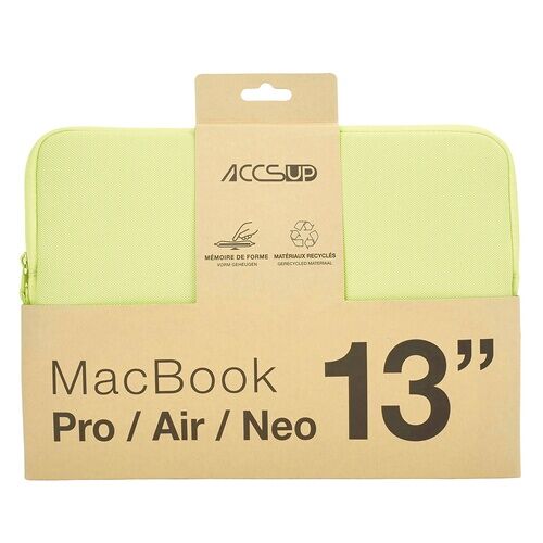 Housse PC Portable Accsup PR SLV Jaune Neo 13