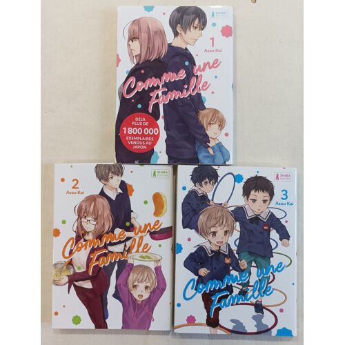 Comme Une Famille T1 À T3 - Shiba Manga