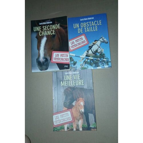 Lot De 3 Livres Les Petits Veterinaires-Laurie Halse Anderson