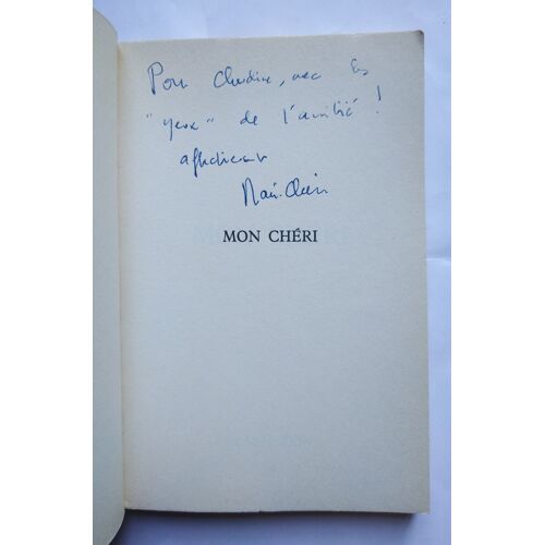 Marie-Claire Pauwels Mon Chéri Avec Un Envoi Autographe Signé 1988 Flammarion