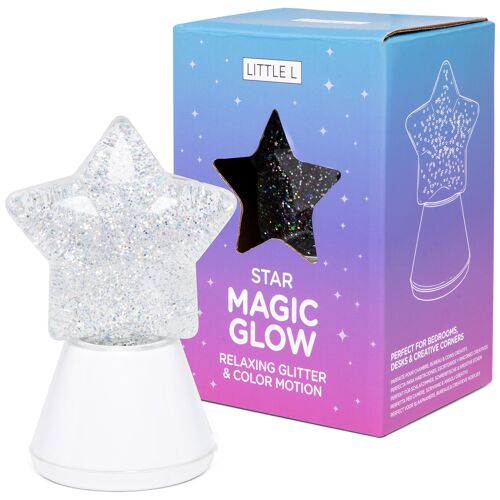 Lampe À Paillettes Magic Glow Etoile