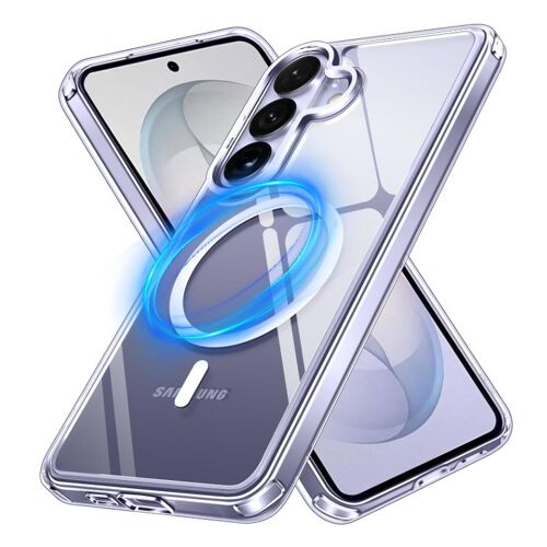 Coque Magnétique pour Samsung Galaxy S26 5G, Compatible avec MagSafe, Dos Anti Rayures, Transparent - HQSELECTION®