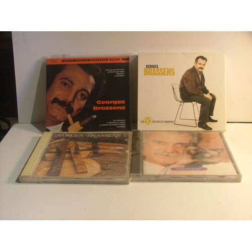 4 Cd Brassens (1 Triple)
