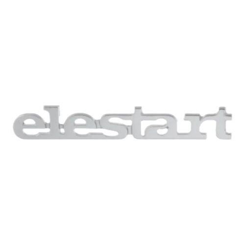 Badge Panneau Latéral Compatible Avec Piaggio Vespa Elestart Logo Écusson Carrosserie Restauration Scooter Oem 196459
