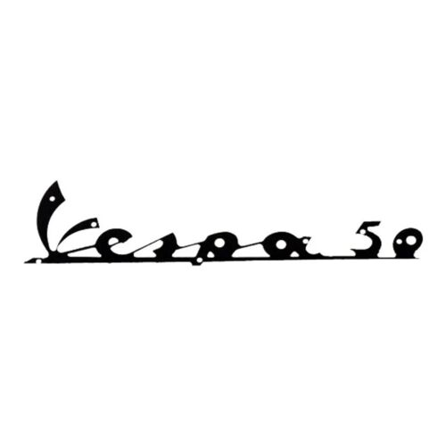 Badge Pare-Brise Avant Compatible Avec Piaggio Vespa 50cc Logo Écusson Carrosserie Restauration Scooter Oem 090494