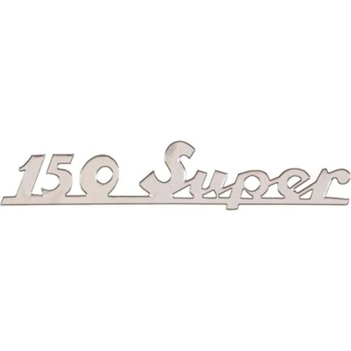 Badge Arrière Compatible Avec Piaggio Vespa 150cc Super Logo Écusson Carrosserie Restauration Scooter Oem 121081