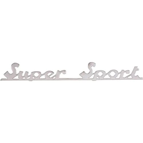 Badge Arrière Compatible Avec Piaggio Vespa Super Sport Logo Écusson Carrosserie Restauration Scooter Oem 100042