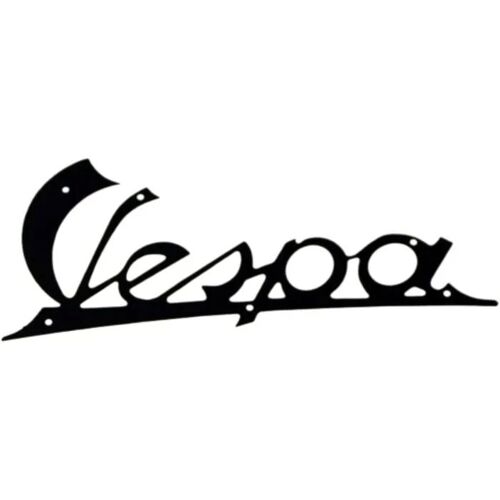 Plaque Écusson Avant Compatible Avec Piaggio Vespa Logo Carrosserie Restauration Scooter Oem 023569 Moto Réparation