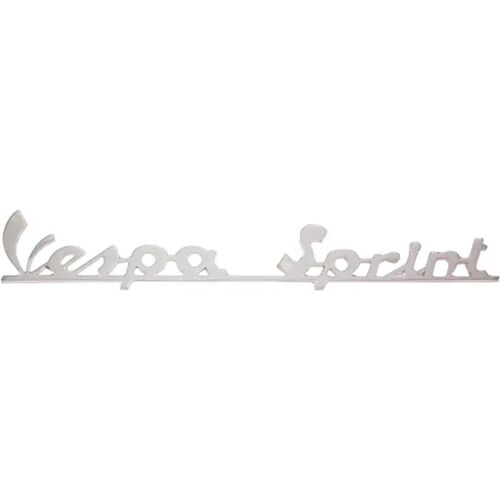 Plaque Arrière Compatible Avec Piaggio Vespa Sprint Logo Carrosserie Restauration Scooter Oem 90663