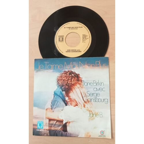 Je T'Aime Moi Non Plus - 45 Tours ( Jane Birkin Avec Serge Gainsbourg )