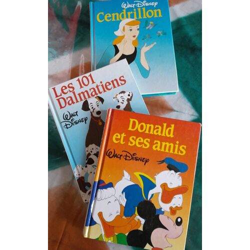 Lot 3 Walt Disney : Cendrillon, Les 101 Dalmatiens, Donald Et Ses Amis.