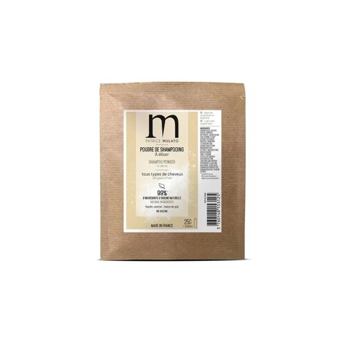 Mulato Poudre De Shampoing A Diluer Pour Tous Types Cheveux Sachet De 25g = 200ml 