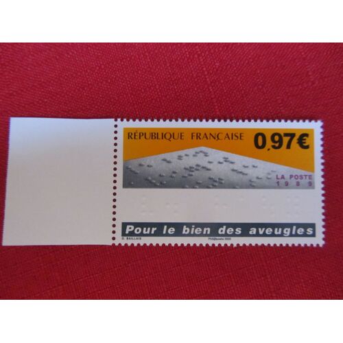 Timbre Provenant Du Livret N° 4024 "50 Ans Gravés Dans L'Histoire" Tiré À 12050 Exemplaires: Pour Le Bien Des Aveugles.