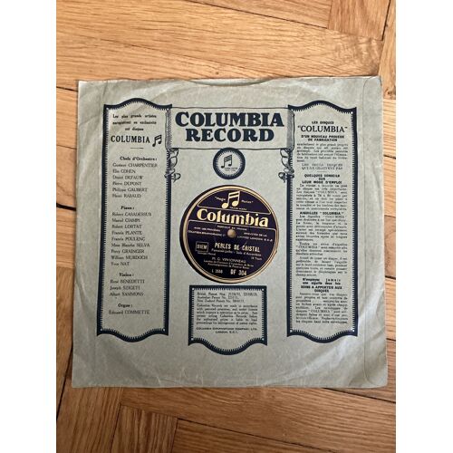 Vinyle 78. Tours Feuillée D’Automne. Perles De Cristal.