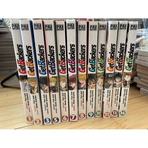 Lot Mangas Get Backers T1 À T16 (Manque Le 4)