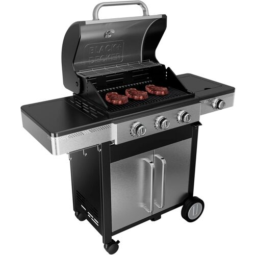 Black+decker - Barbecue à gaz sur pied 3 feux 10.8kw BXOG12950F