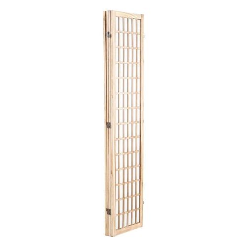 Cloison Japonaise à 4 Panneaux-Duoku-séparateur de Pièce Pliable en Bois, Paravent de Confidentialité pour Maison, Bureau