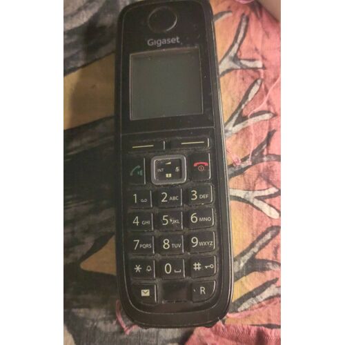 Combiné seul Gigaset A510 noir black negro Nero pour téléphone fixe sans fil avec base A510A ou A 510 A noire blanche ou autres couleurs
