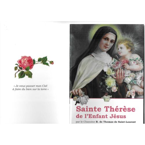Sainte Thérèse De L'Enfant Jésus. Chanoine R. De Thomas De Saint -Laurent. Edition Tfp Mars 2026.