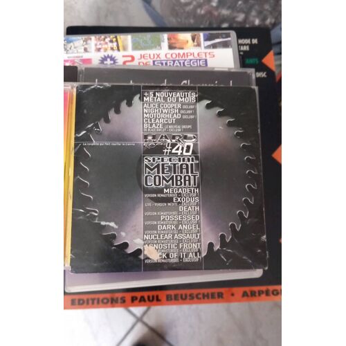 Cd Hard Rock 40 Spécial Métal Combat