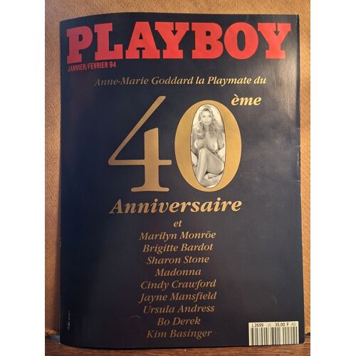 Affiche Cartonnée Publicitaire Pour Librairie : Playboy - 40è Anniversaire - 1994
