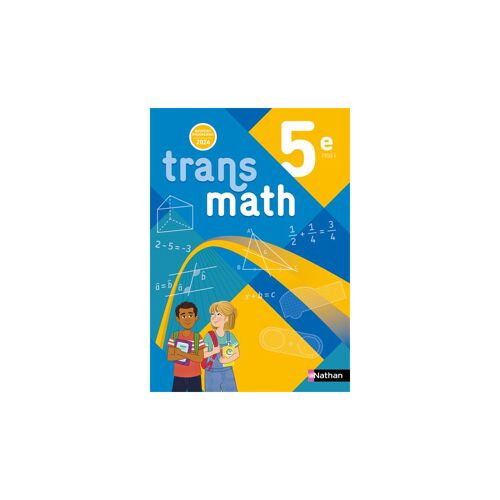 Transmath Mathématiques 5e Manuel Élève 2026