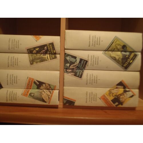 Arsene Lupin Oeuvre Complete En 8 Volumes De 1961 Maurice Leblanc Collection Intégrale De Chez Hachette Gallimard 22 Récits -
