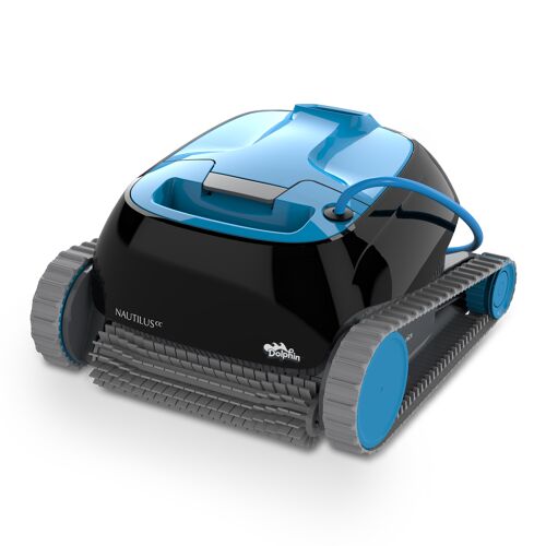 Dolphin Nautilus CC Robot nettoyeur électrique avec fil pour Piscine hors-sol jusqu'à 10 m - Nettoyage fond et parois - Économie d'énergie