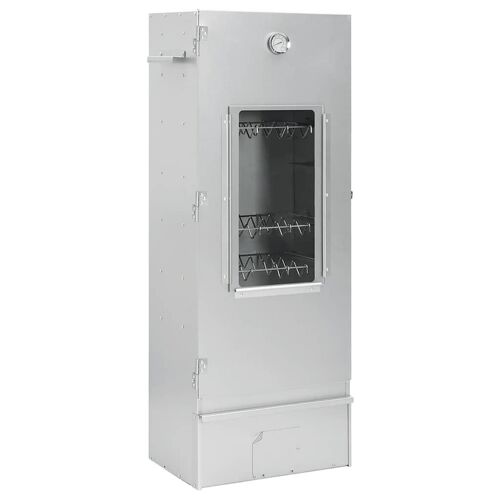 VidaXL 364743 enfumoir Acier galvanisé, Verre Copeau de bois