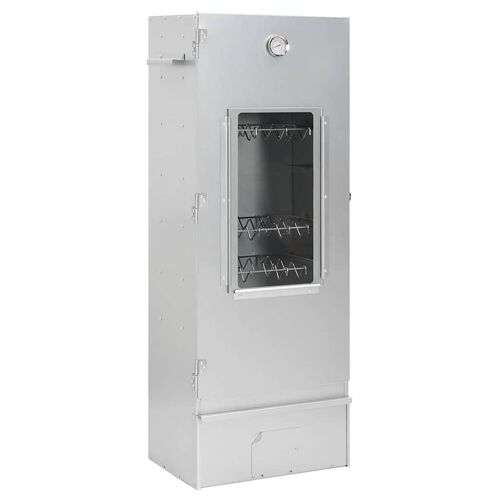 Vidaxl 3200758 Enfumoir Verre, Acier Galvanisé Copeau De Bois