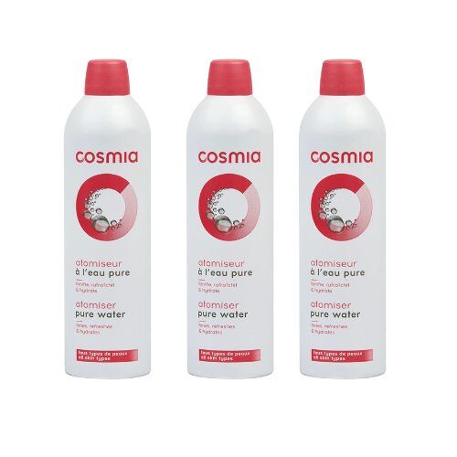 Pack 3 X 400ml Atomiseur Brumisateur Eau Pure - Fabrication Française 