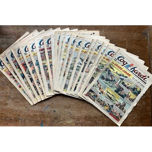 Coq Hardi Marijac Calvo Le Rallic Lot 20 Fascicules Année 1948 Du N° 146 À 163