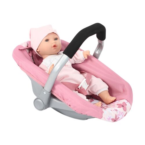 Siège auto rose pour poupées